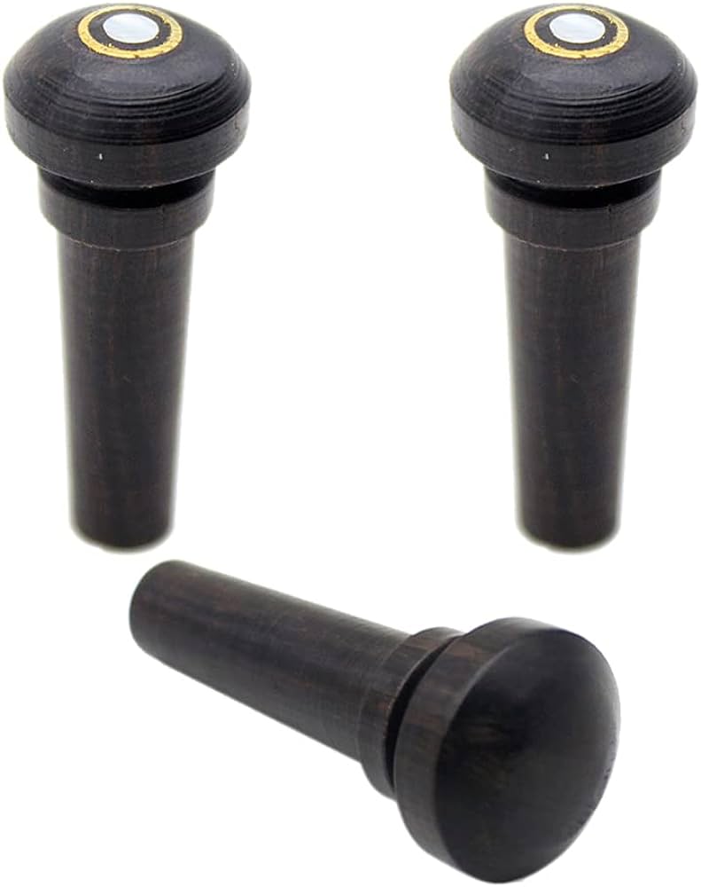 Buton cordar vioara abanos cu ochi parizian